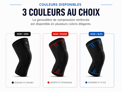 Genouillère de Compression Nivatte – Maintien et Confort (1 pièce)